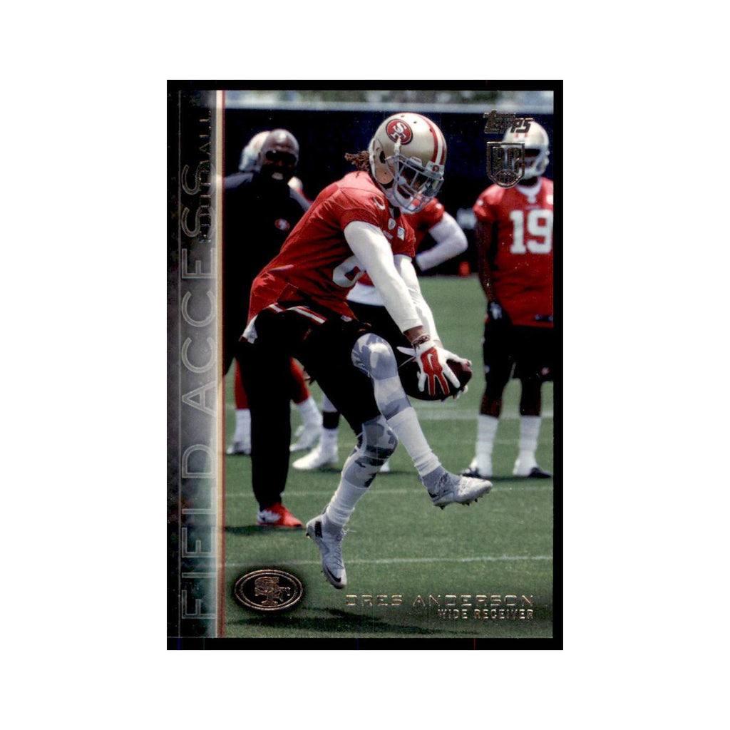 2015 Topps Field Access Dres Anderson RC Football Cards #44