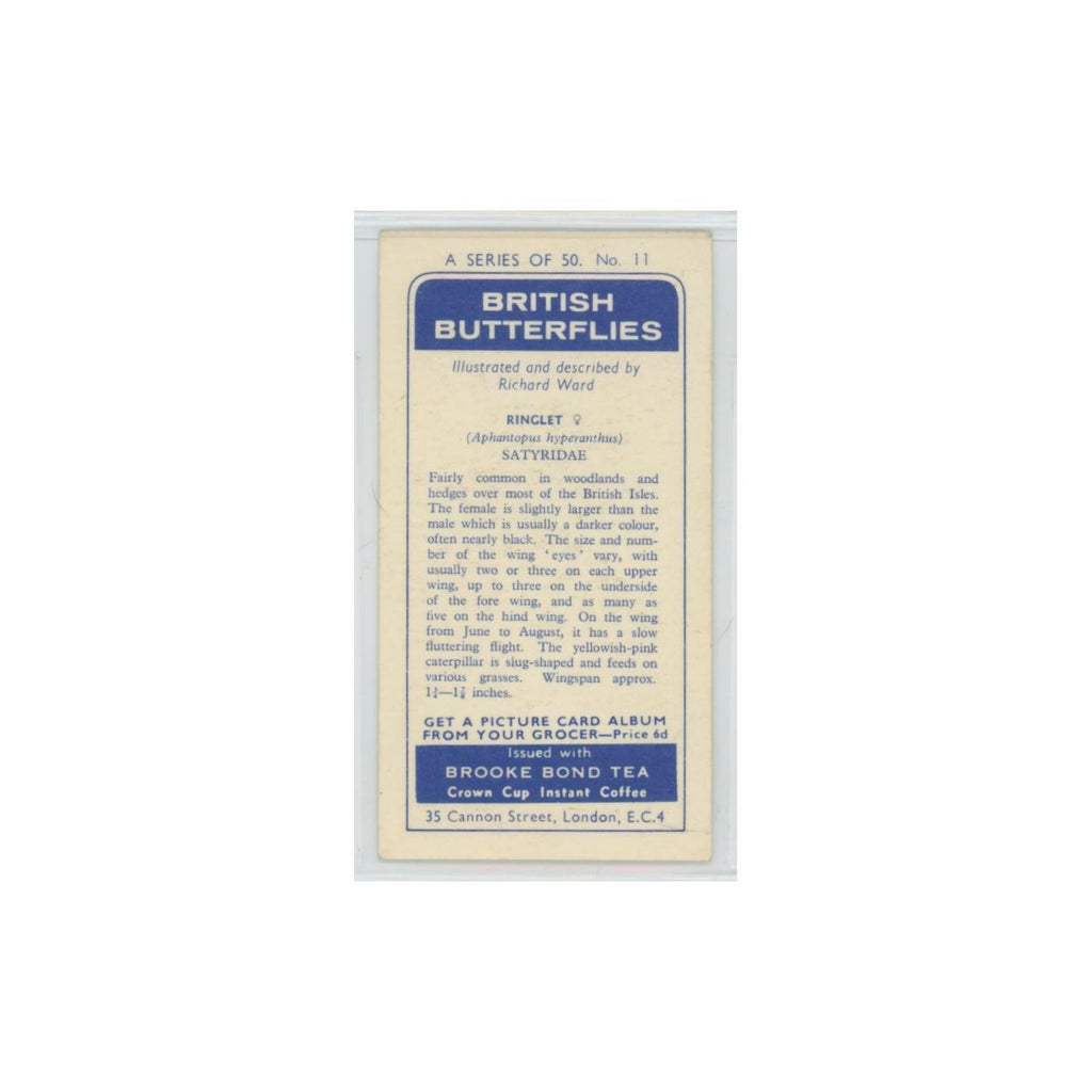 1963 Brooke Bond British Butterflies Ringlet #11
