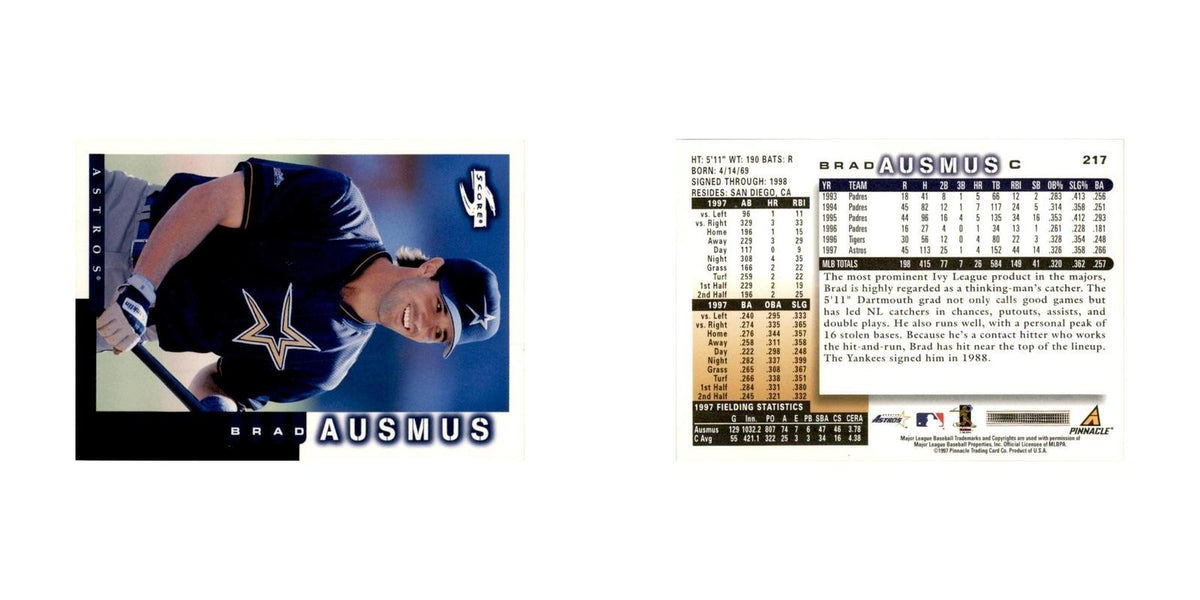 1998 Score Brad Ausmus Baseball Cards #217
