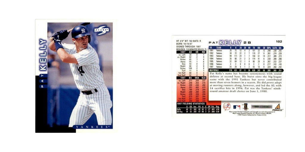 1998 Score Pat Kelly Baseball Cards #102