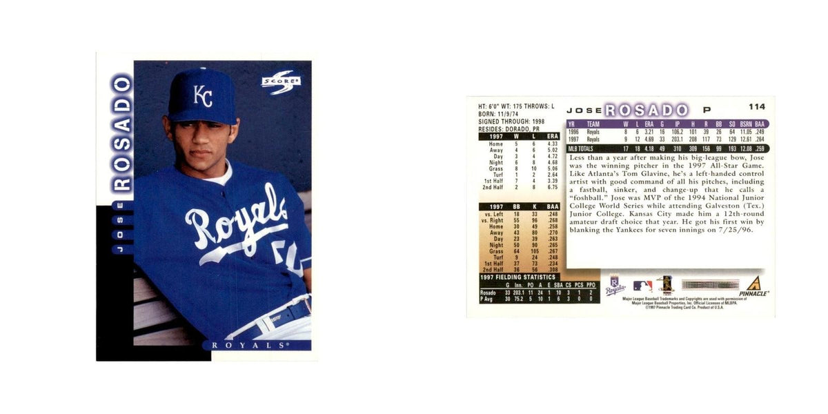 1998 Score Jose Rosado Baseball Cards #114