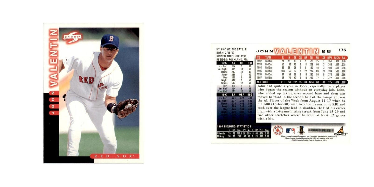 1998 Score John Valentin Baseball Cards #175