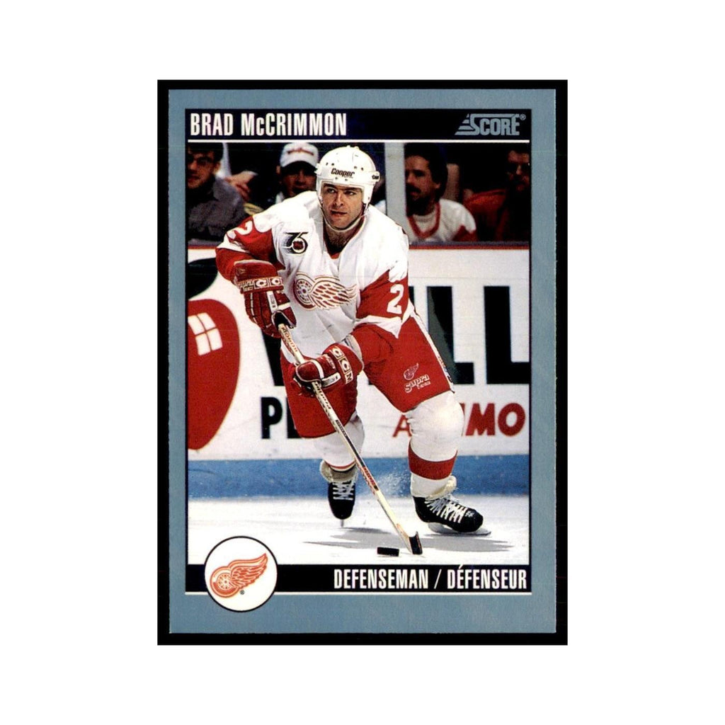 1992 Score Canadian Brad McCrimmon Detroit Red Wings #141