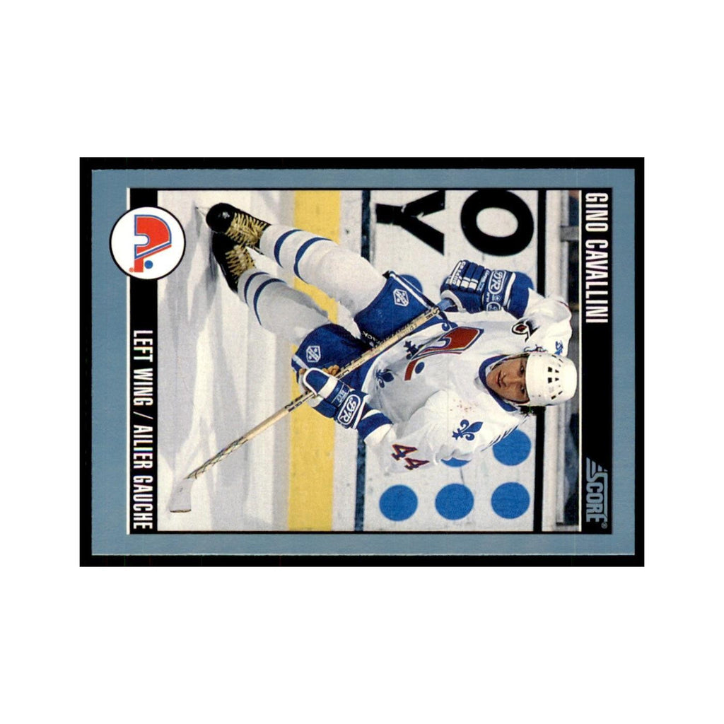 1992 Score Canadian Gino Cavallini Quebec Nordiques #42