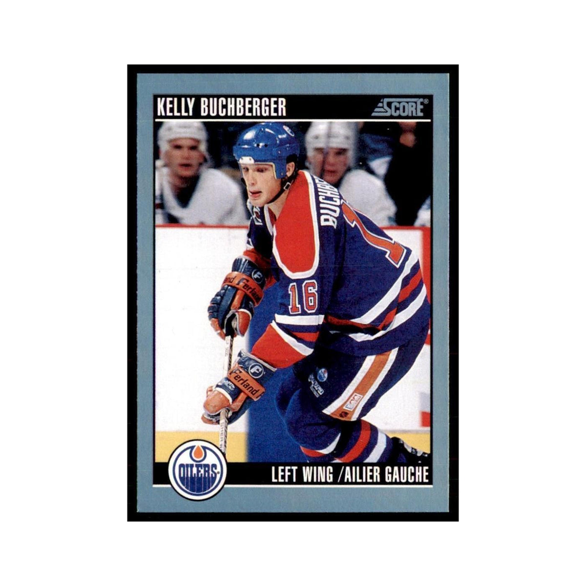 1992 Score Canadian Kelly Buchberger Edmonton Oilers #126