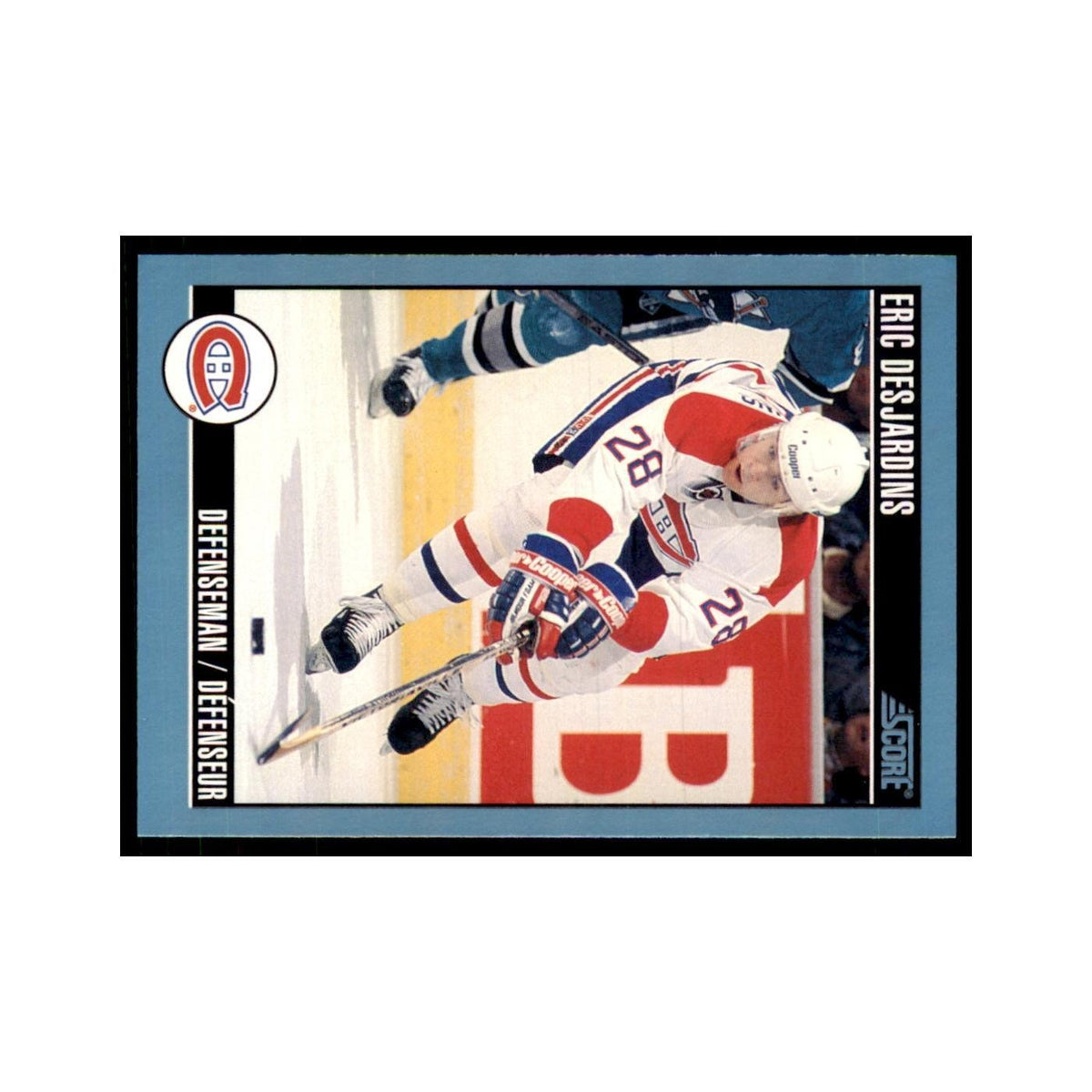 1992 Score Canadian Eric Desjardins Montreal Canadiens #23