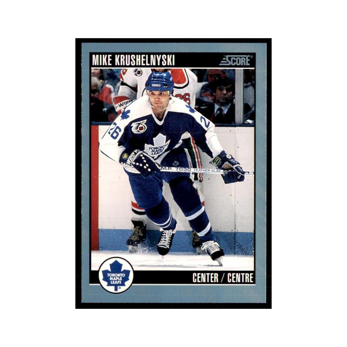 1992 Score Canadian Mike Krushelnyski Toronto Maple Leafs #283