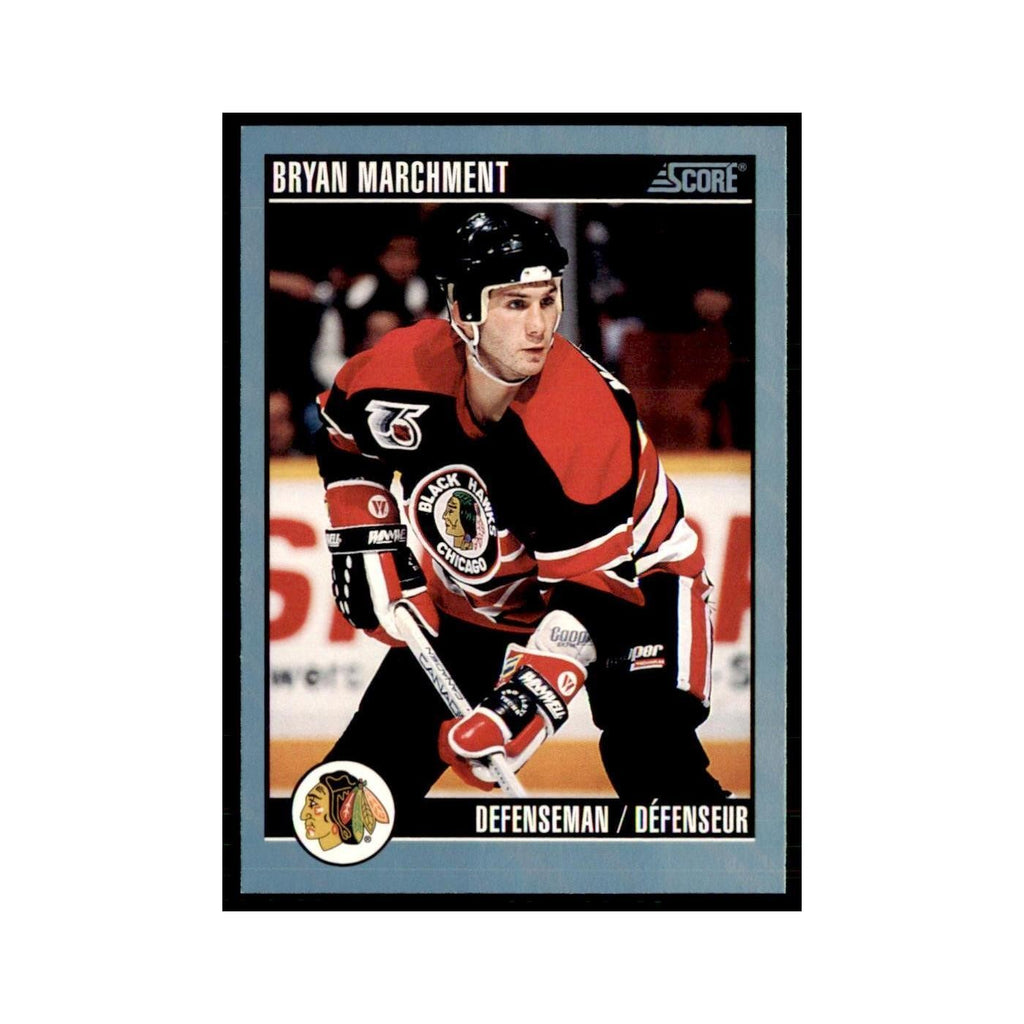 1992 Score Canadian Bryan Marchment Chicago Blackhawks #288
