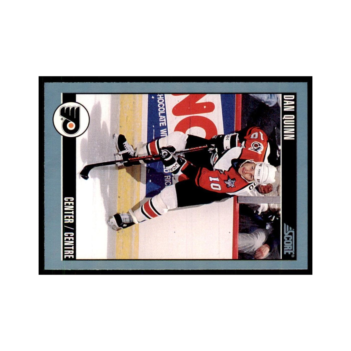1992 Score Canadian Dan Quinn Philadelphia Flyers #43