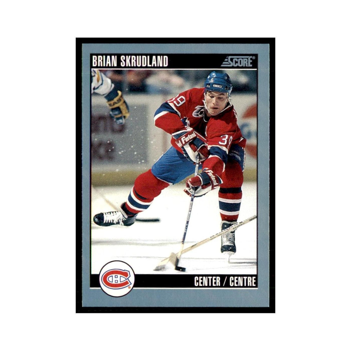 1992 Score Canadian Brian Skrudland Montreal Canadiens #136