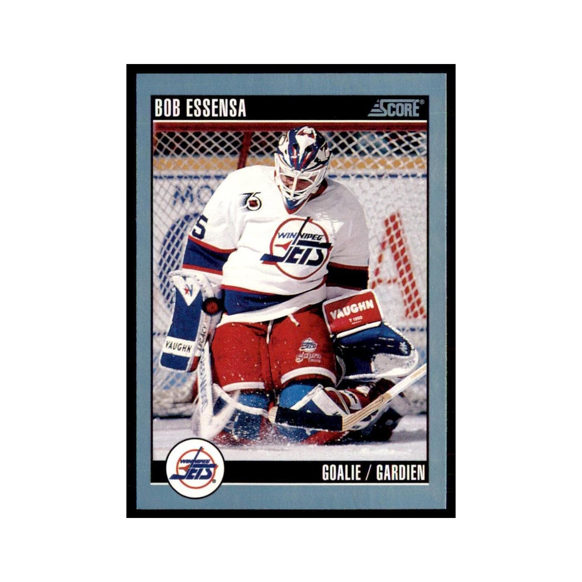 1992 Score Canadian Bob Essensa Winnipeg Jets #123