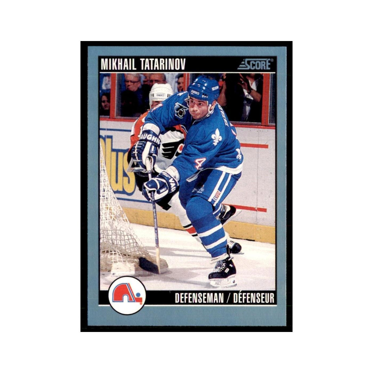 1992 Score Canadian Mikhail Tatarinov Quebec Nordiques #107