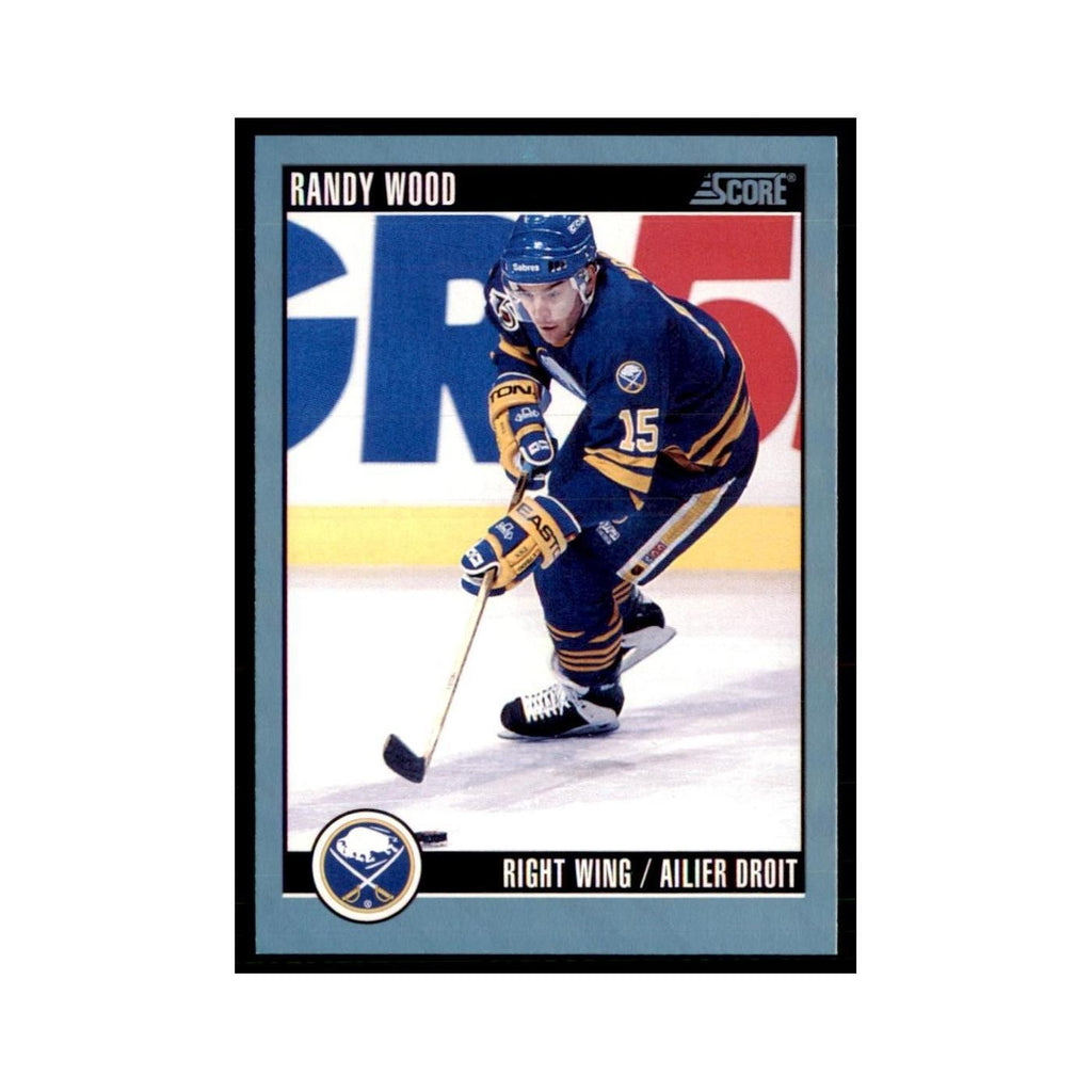 1992 Score Canadian Randy Wood Buffalo Sabres #73