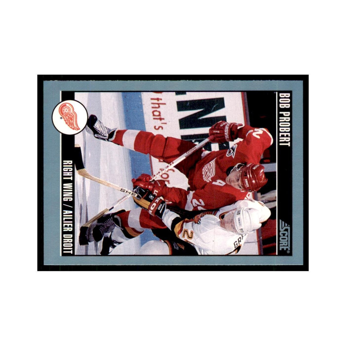 1992 Score Canadian Bob Probert Detroit Red Wings #52