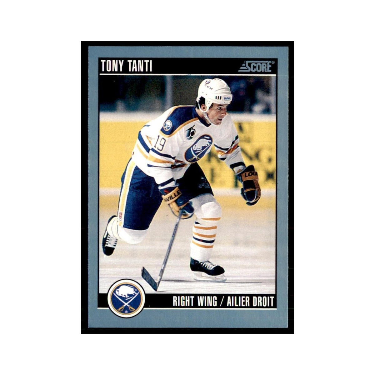 1992 Score Canadian Tony Tanti Buffalo Sabres #116