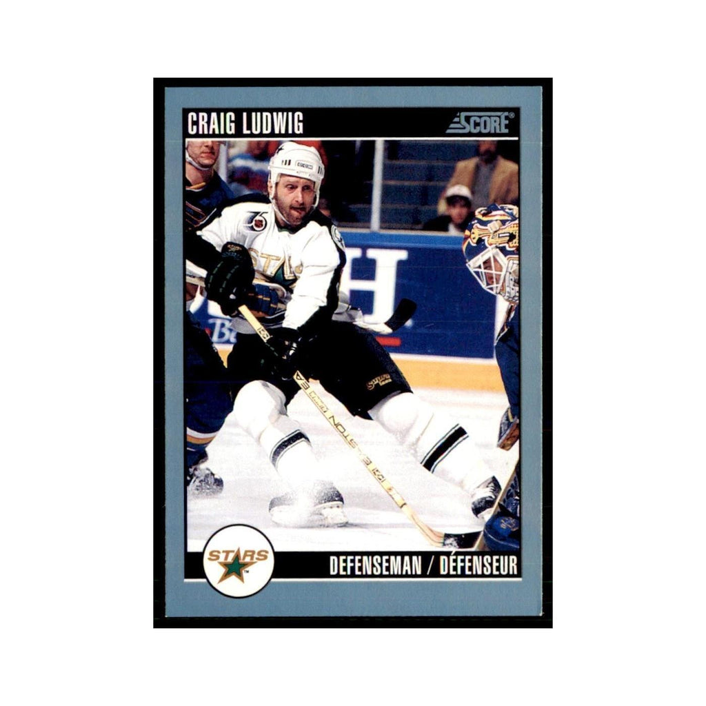 1992 Score Canadian Craig Ludwig Minnesota North Stars #94