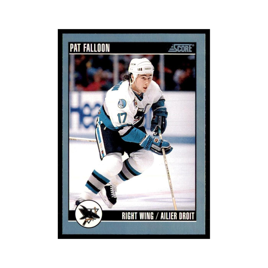 1992 Score Canadian Pat Falloon San Jose Sharks #125