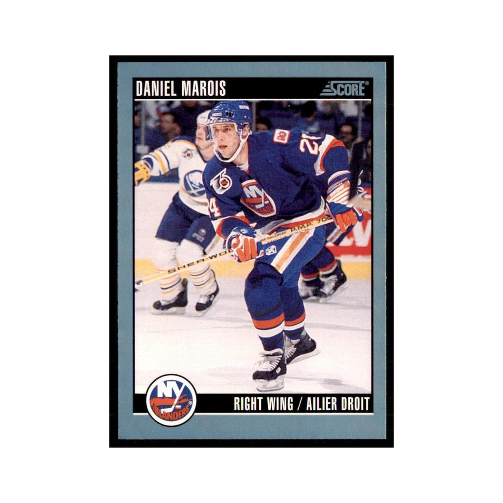 1992 Score Canadian Daniel Marois New York Islanders #63
