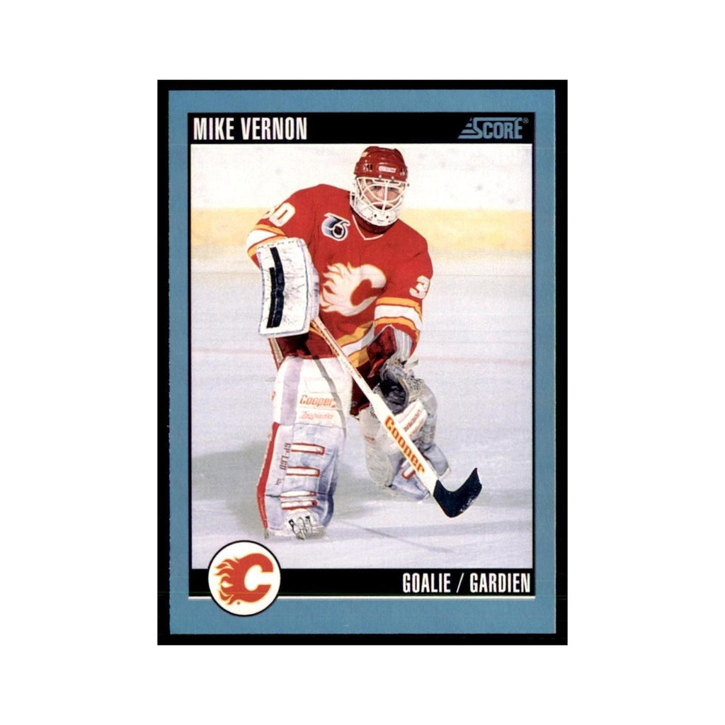 1992 Score Canadian Mike Vernon Calgary Flames #60