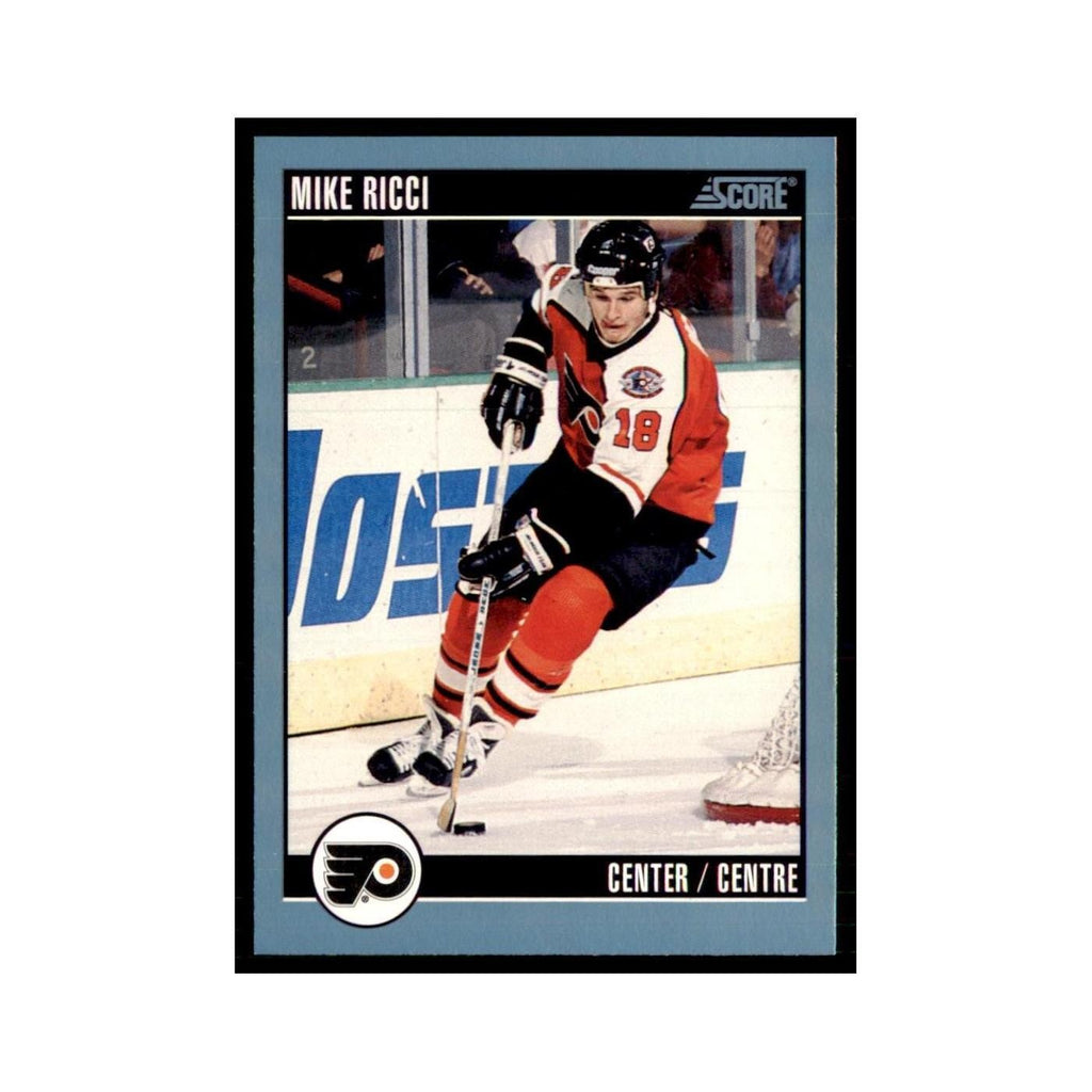 1992 Score Canadian Mike Ricci Philadelphia Flyers #84