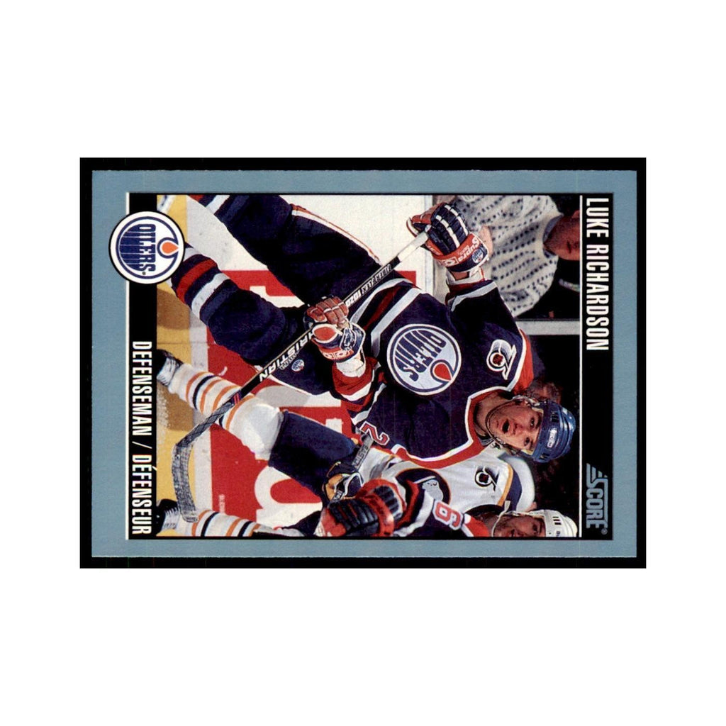 1992 Score Canadian Luke Richardson Edmonton Oilers #62