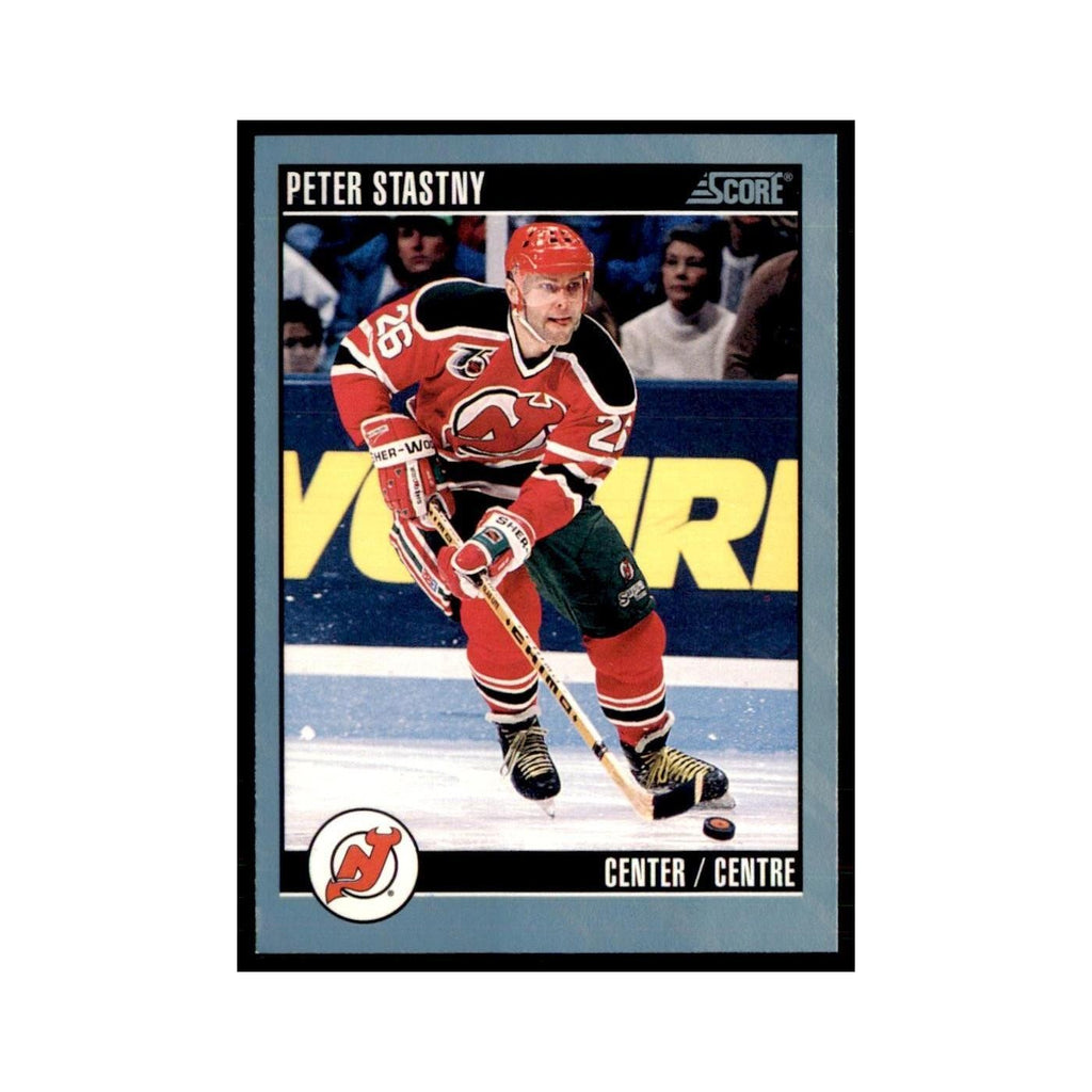 1992 Score Canadian Peter Stastny New Jersey Devils #291