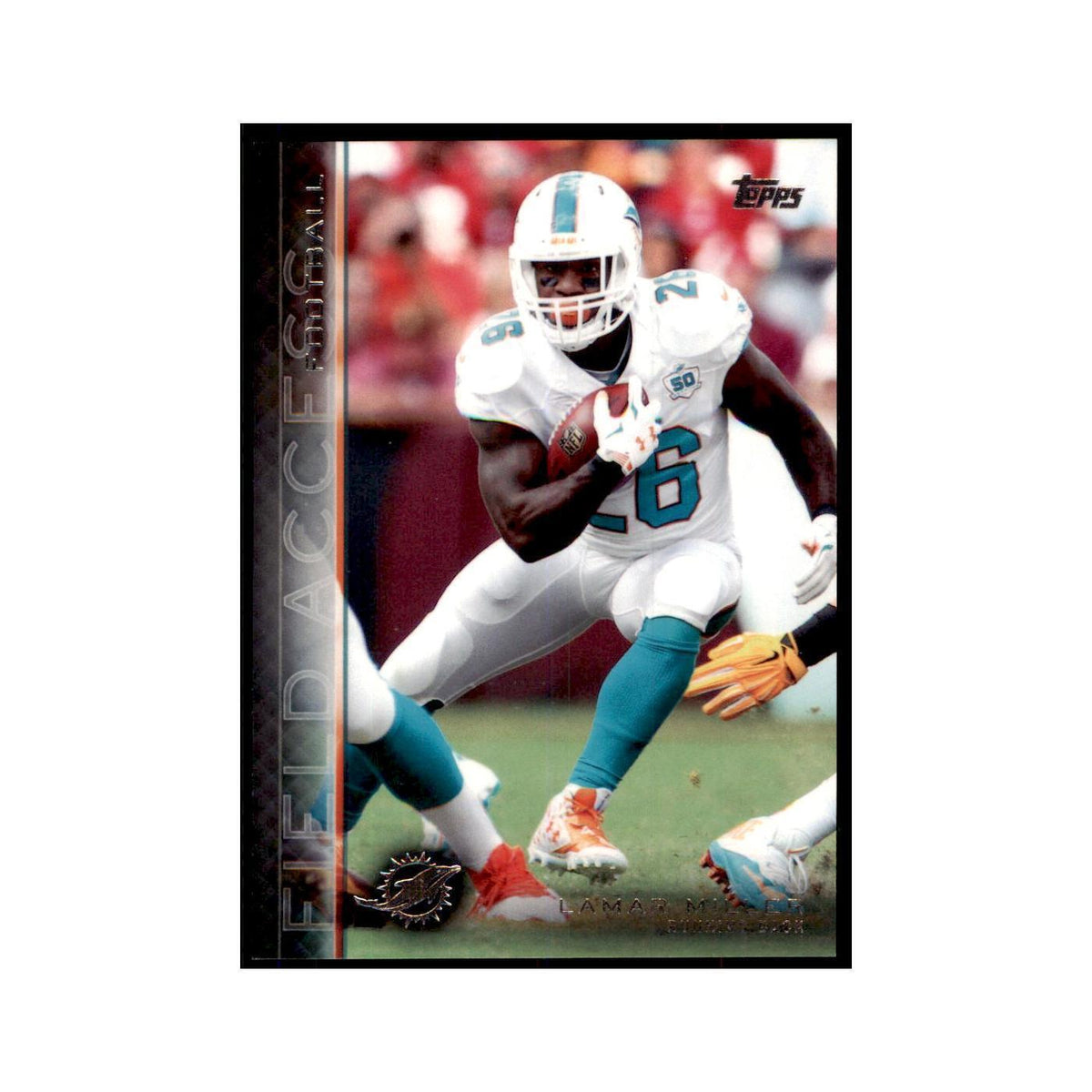 2015 Topps Field Access Lamar Miller Football Cards #132