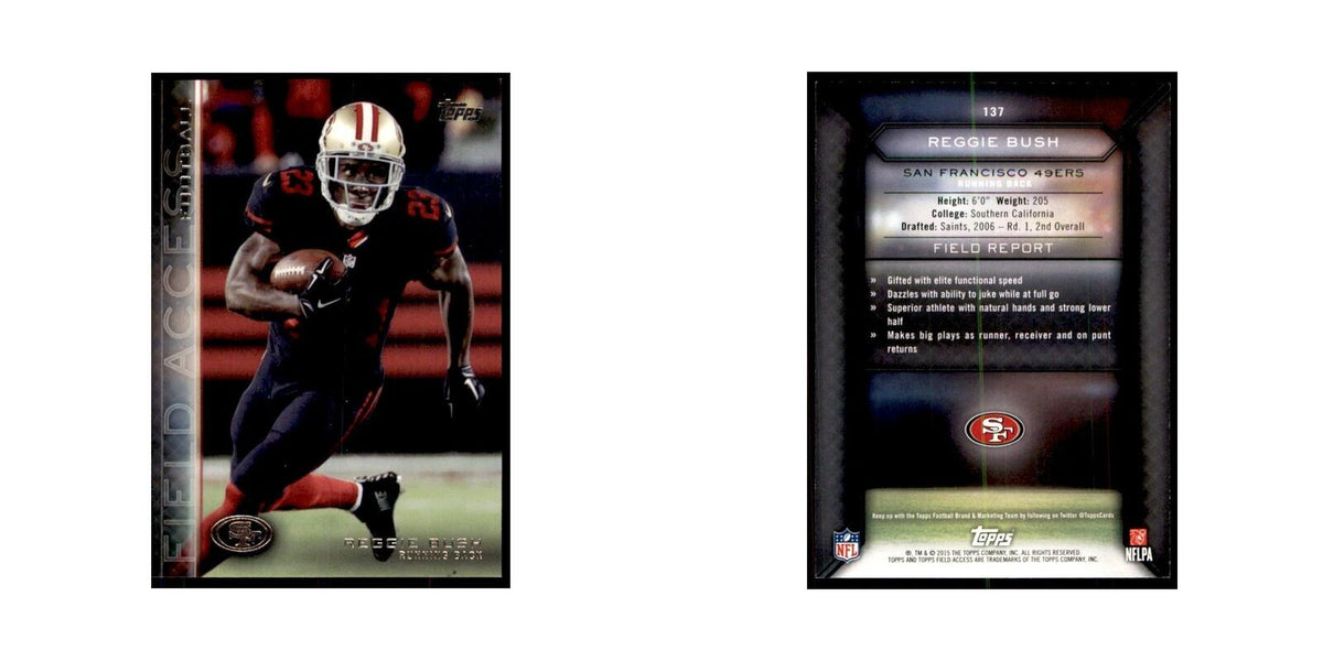 2015 Topps Field Access Reggie Bush Football Cards #137