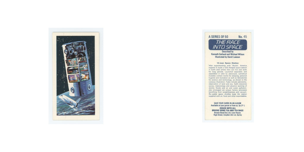 1971 Brooke Bond Race Into Space 12-Man Space Station #45
