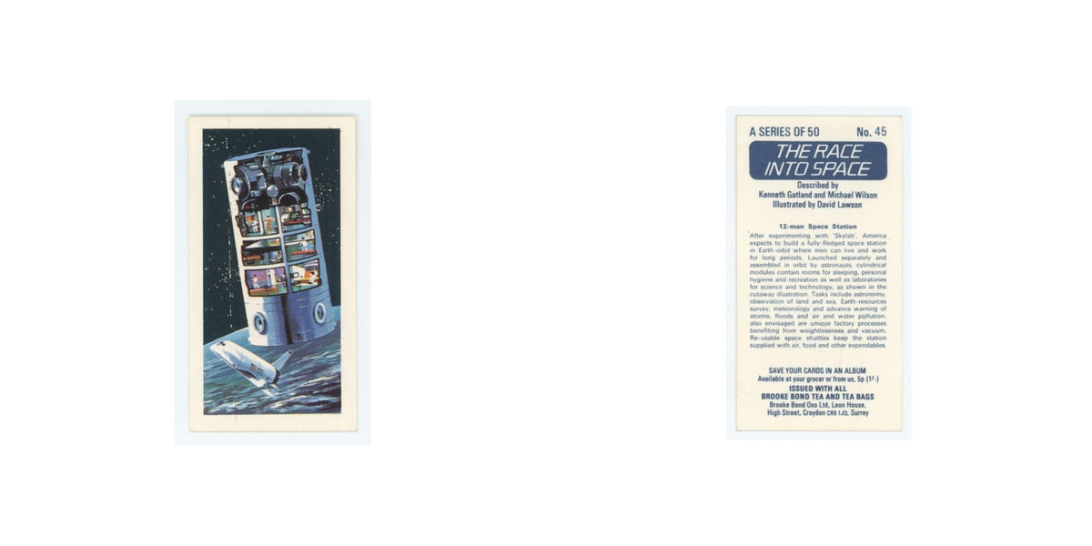 1971 Brooke Bond Race Into Space 12-Man Space Station #45