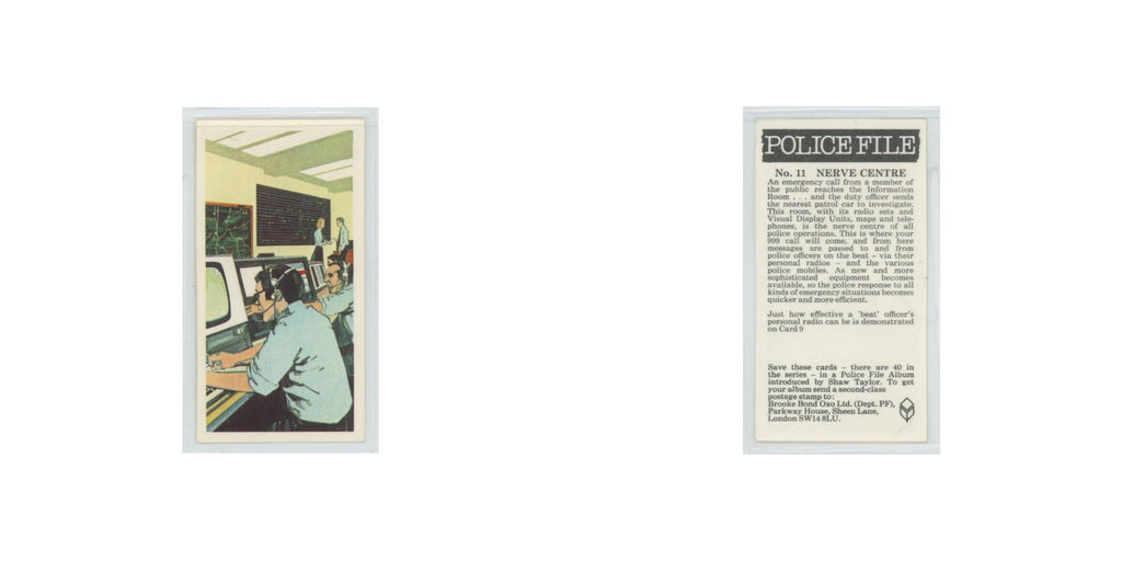 1977 Brooke Bond Police File Nerve Centre #11