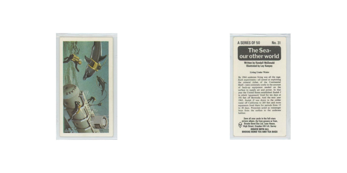 1974 Brooke Bond The Sea Our Other World Living Under Water #31