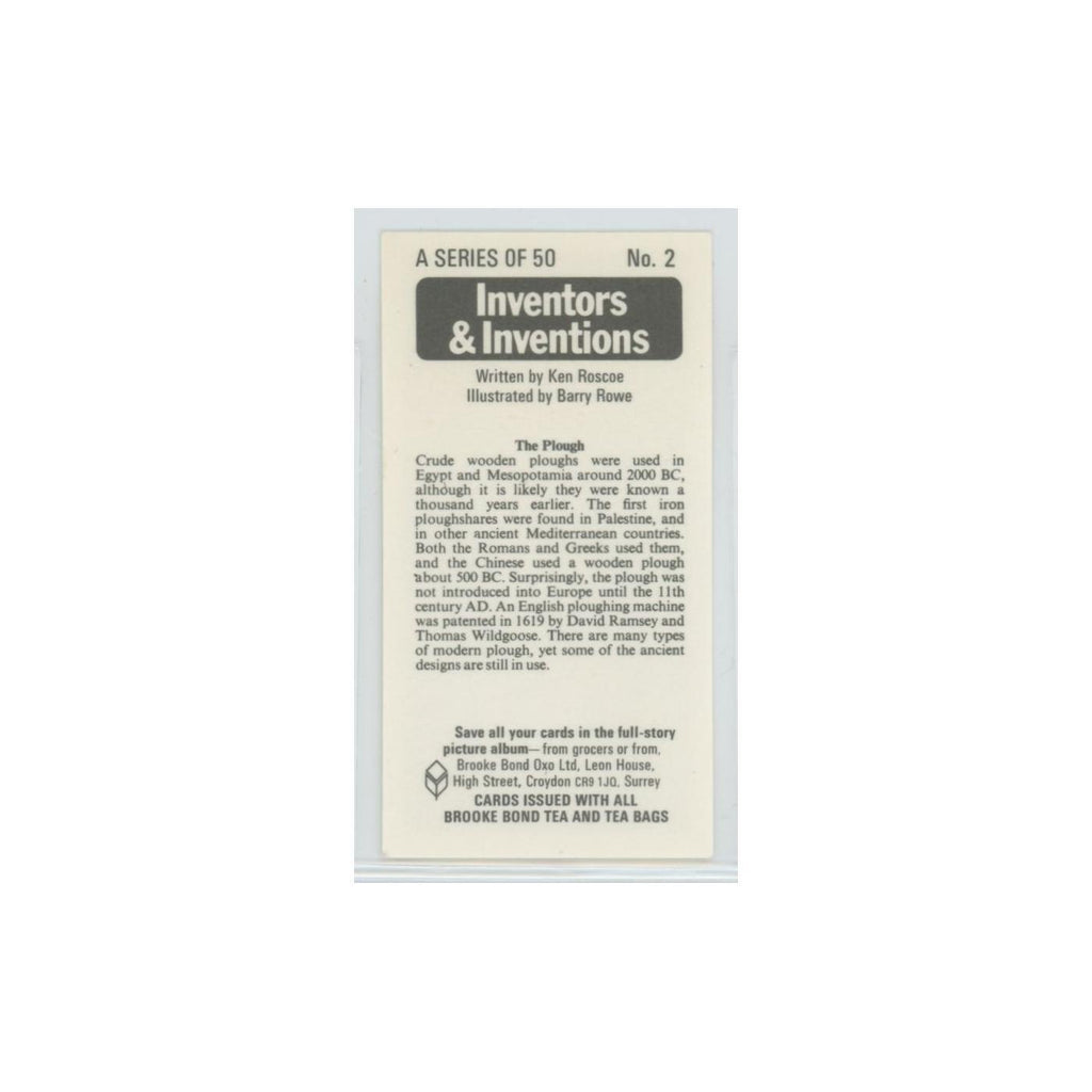 1975 Brooke Bond Inventors Inventions The Plough #2