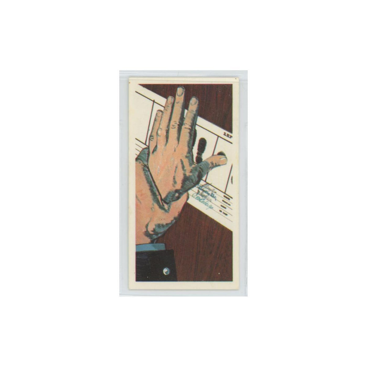 1977 Brooke Bond Police File Fingerprint #16