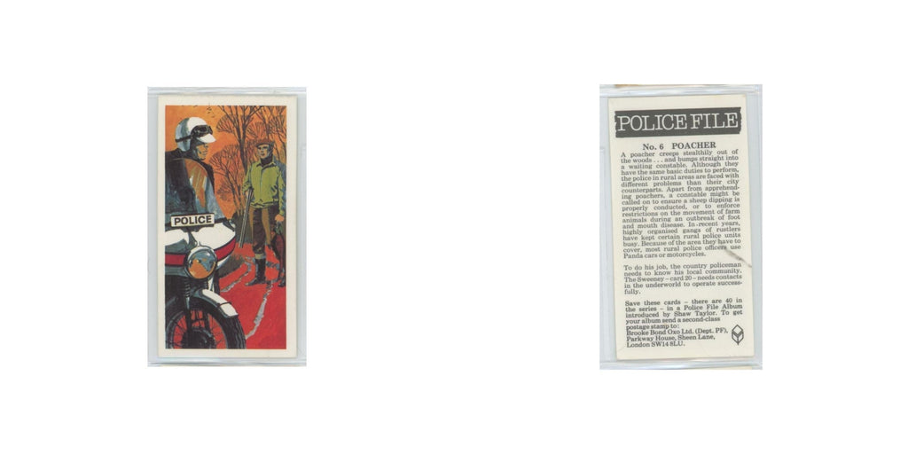 1977 Brooke Bond Police File Poacher #6