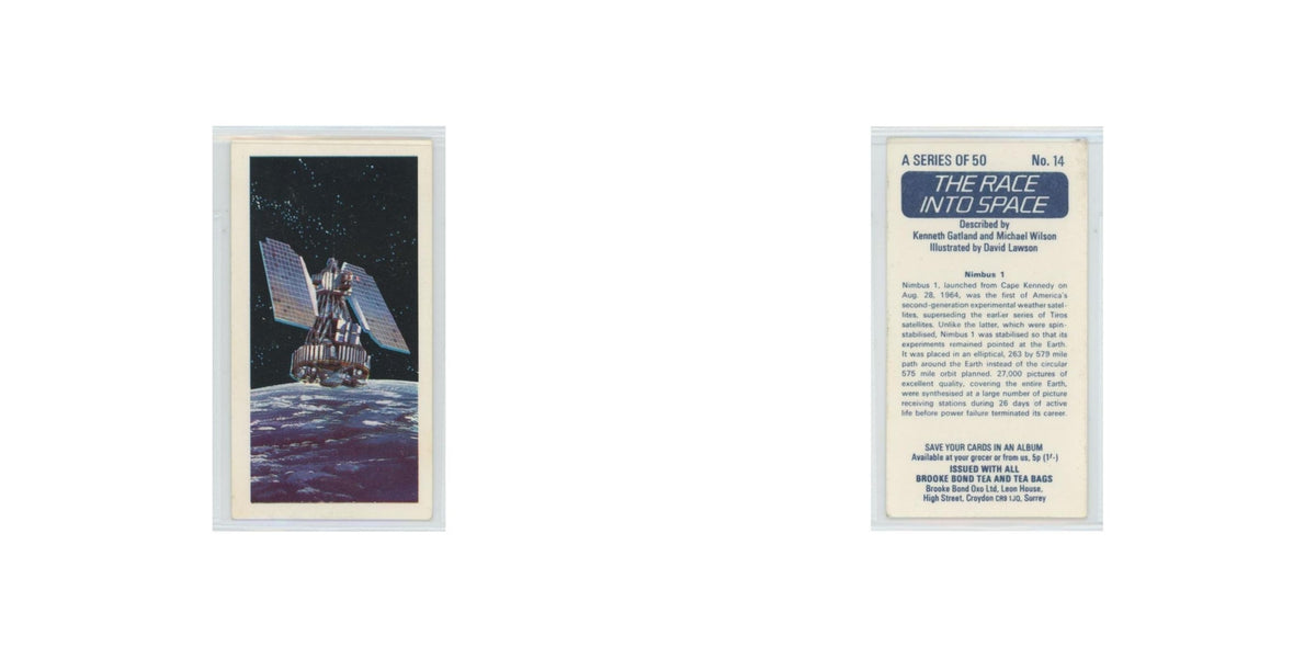 1971 Brooke Bond Race Into Space Nimbus 1 #14