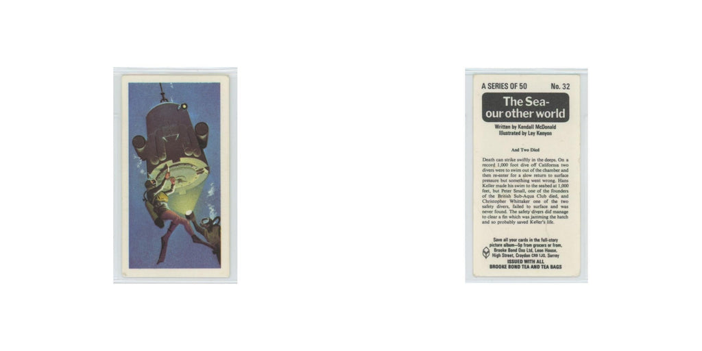 1974 Brooke Bond The Sea Our Other World And Two Died #32