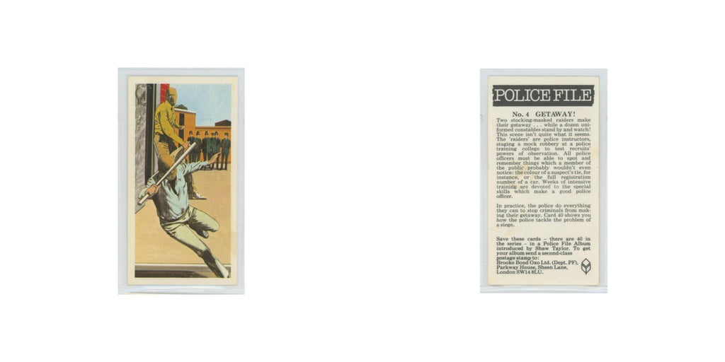 1977 Brooke Bond Police File Getaway #4