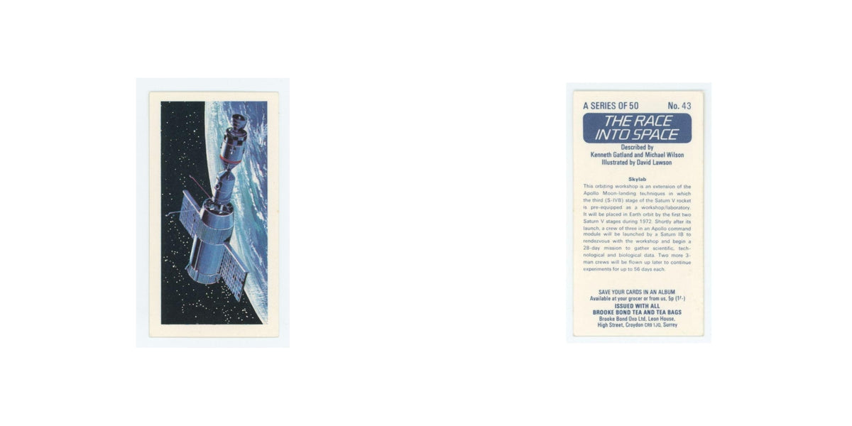 1971 Brooke Bond Race Into Space Skylab #43