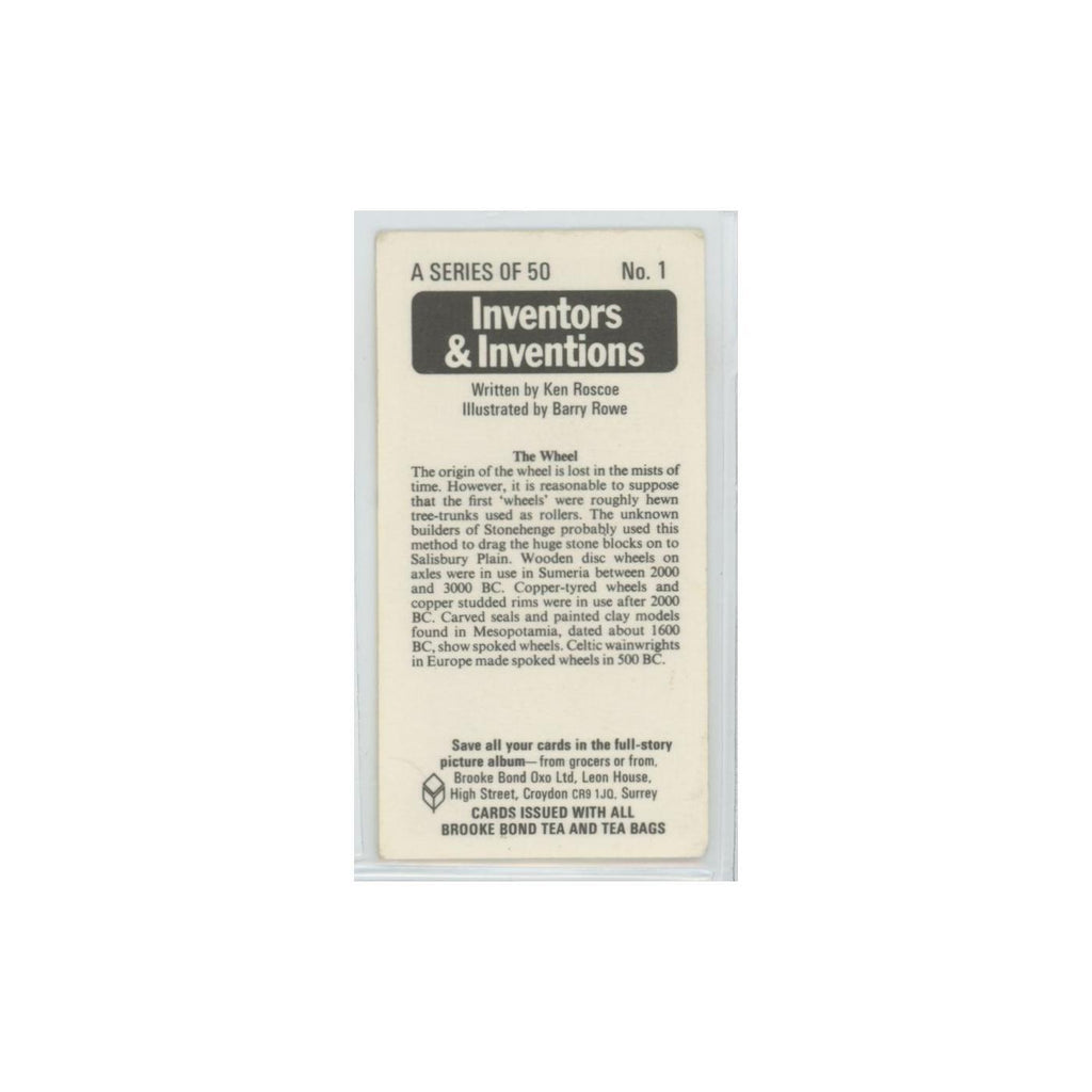 1975 Brooke Bond Inventors Inventions The Wheel #1