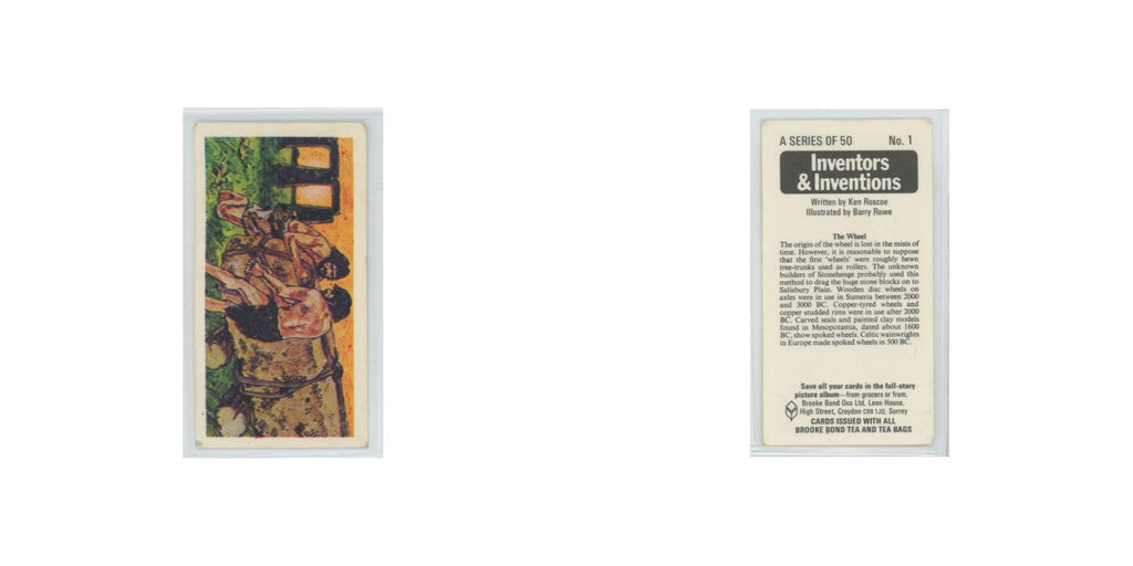 1975 Brooke Bond Inventors Inventions The Wheel #1