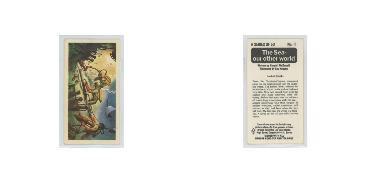 1974 Brooke Bond The Sea Our Other World Ancient Wrecks #11