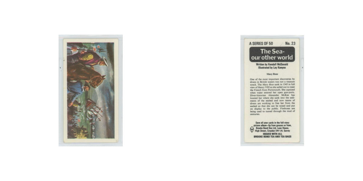 1974 Brooke Bond The Sea Our Other World Mary Rose #23