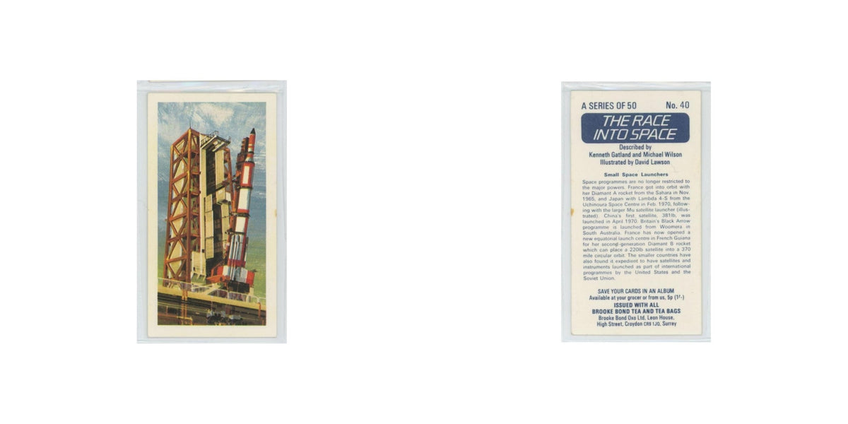1971 Brooke Bond Race Into Space Small Space Launchers #40