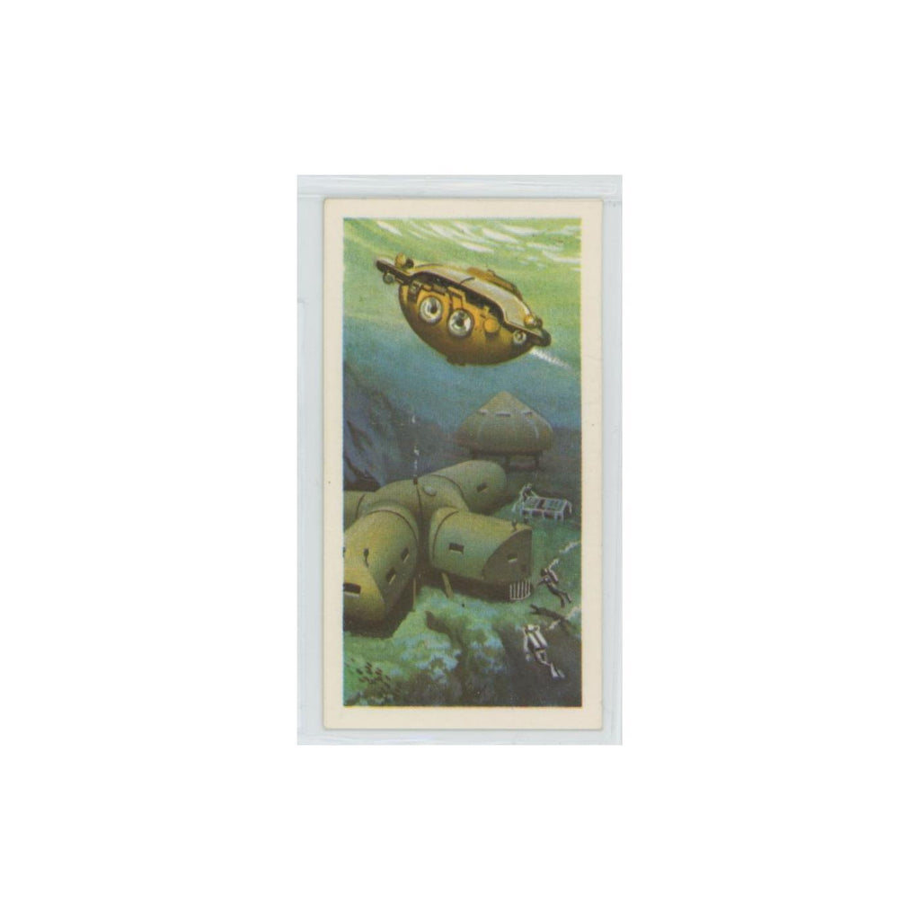 1974 Brooke Bond The Sea Our Other World Underwater Houses #30