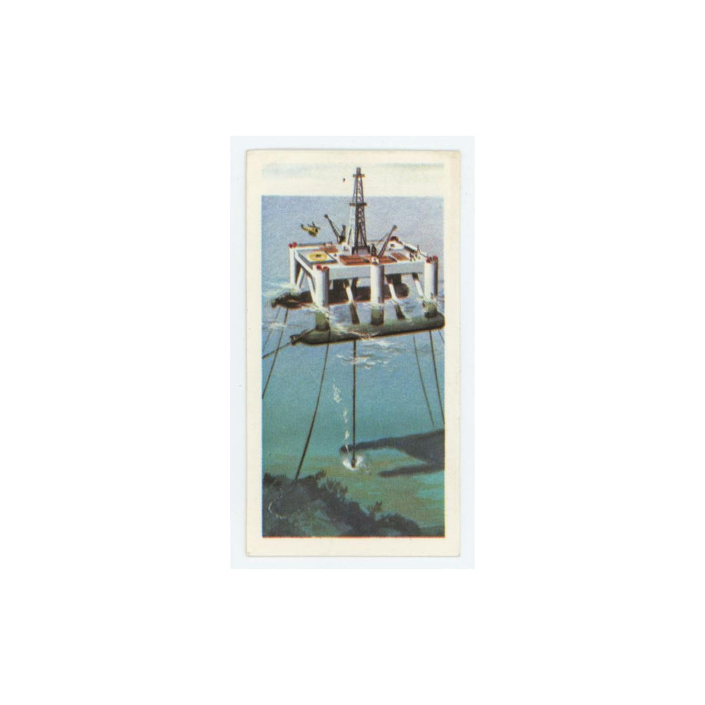 1974 Brooke Bond The Sea Our Other World Oil Giants #33