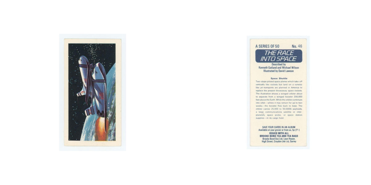 1971 Brooke Bond Race Into Space Space Shuttle #46