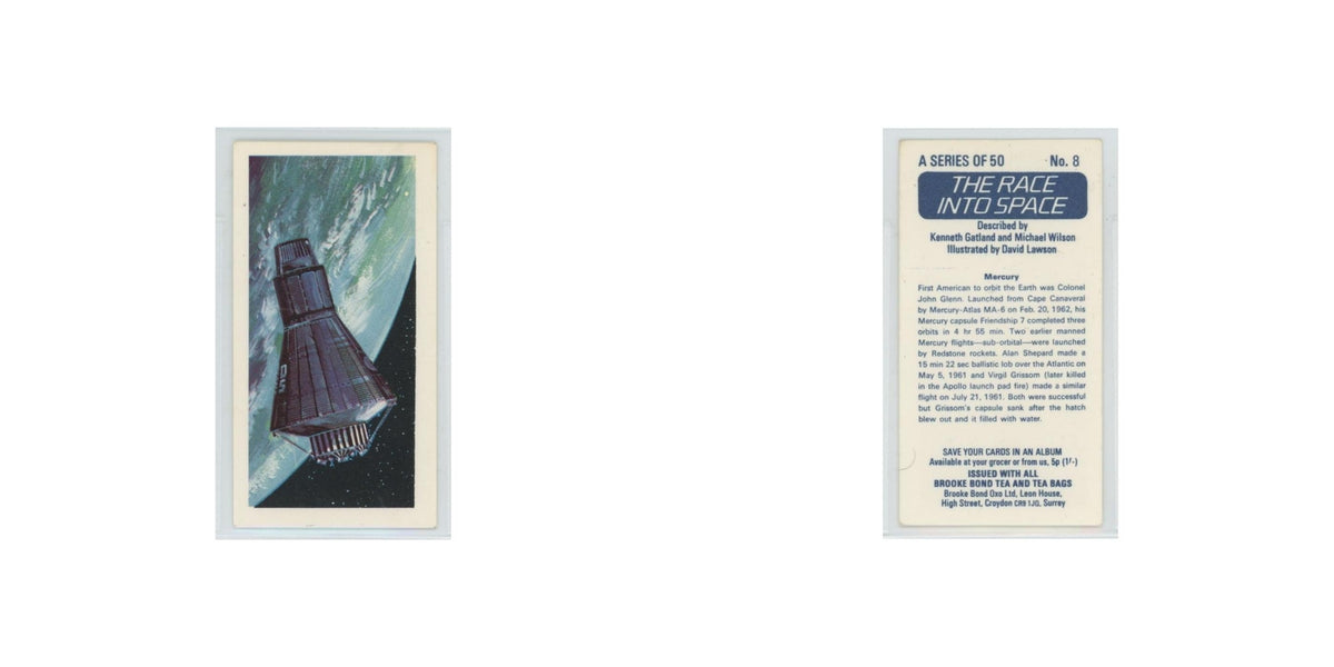1971 Brooke Bond Race Into Space Mercury #8