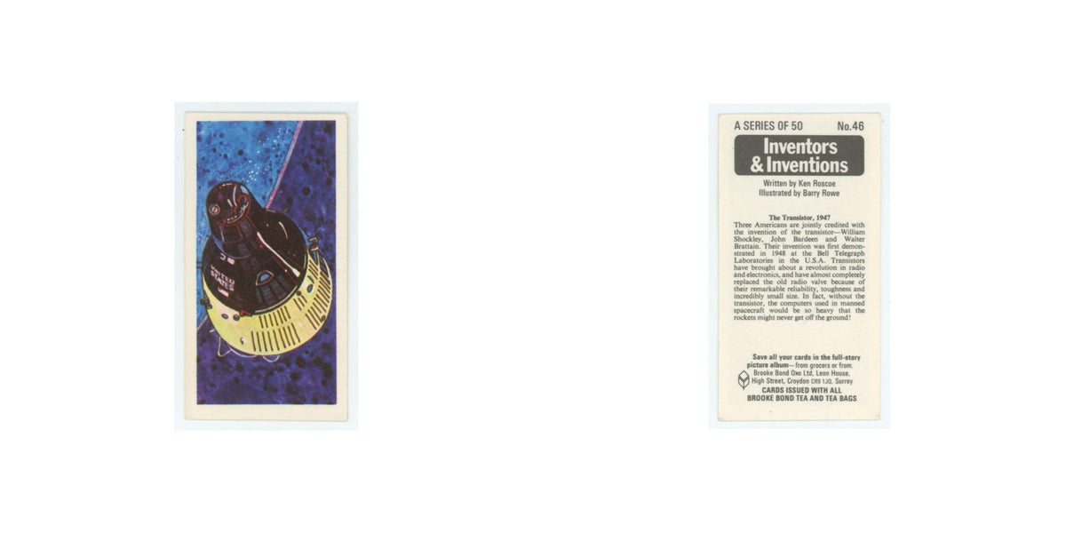 1975 Brooke Bond Inventors Inventions The Transistor #46