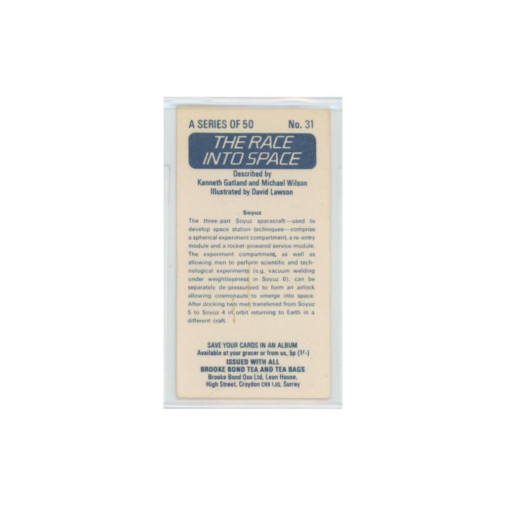 1971 Brooke Bond Race Into Space Soyuz #31
